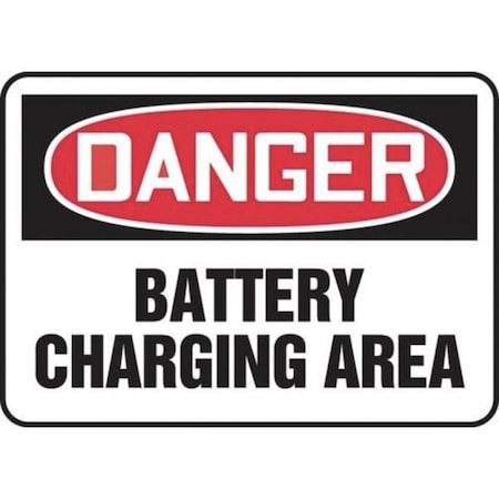 Accuform OSHA DANGER SAFETY SIGN BATTERY MELC175XL MELC175XL